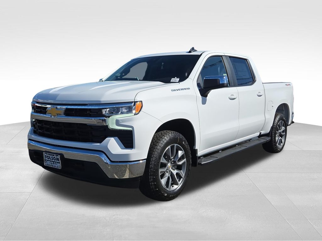 Summit White 2026 Chevrolet Silverado 1500 Pickup Truck Four-Wheel Drive Automatic