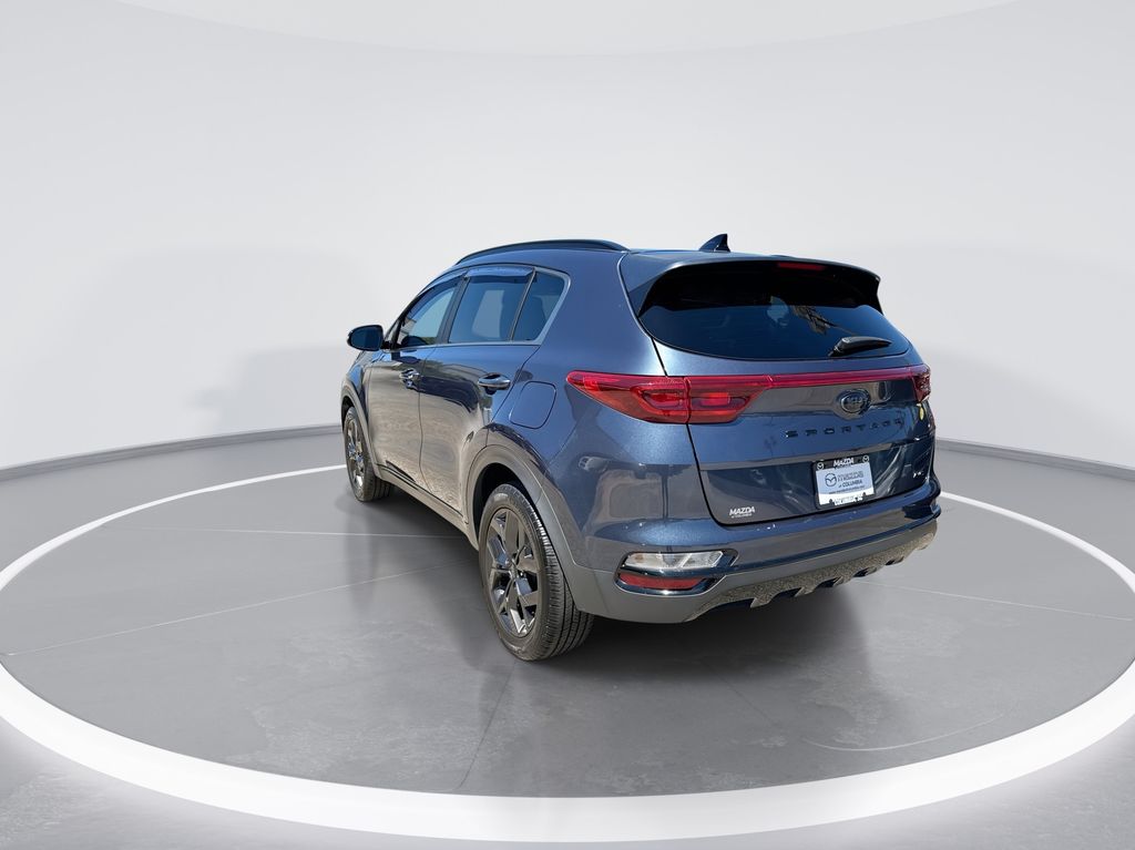 2022 Kia Sportage Nightfall Blue at Matthews Motors of Wilmington