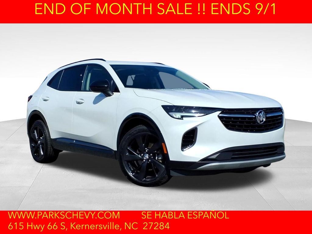 White Frost 2023 Buick Envision SUV / Crossover All-Wheel Drive 9-Speed Automatic