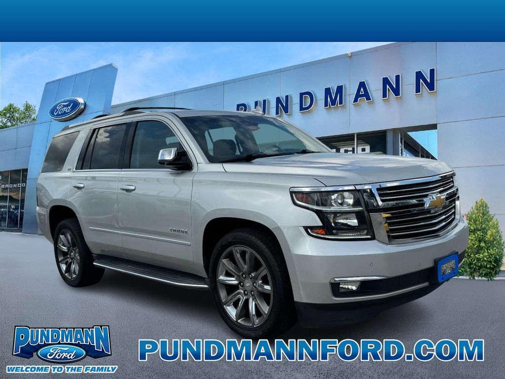Silver Ice Metallic 2015 Chevrolet Tahoe SUV / Crossover Four-Wheel Drive Automatic