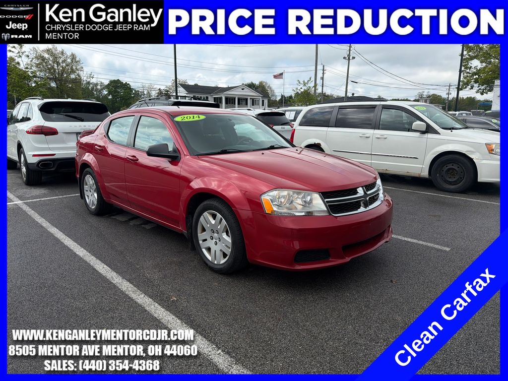 Redline 2 Coat Pearl 2014 Dodge Avenger SE FWD Sedan Front-Wheel Drive 4-Speed Automatic