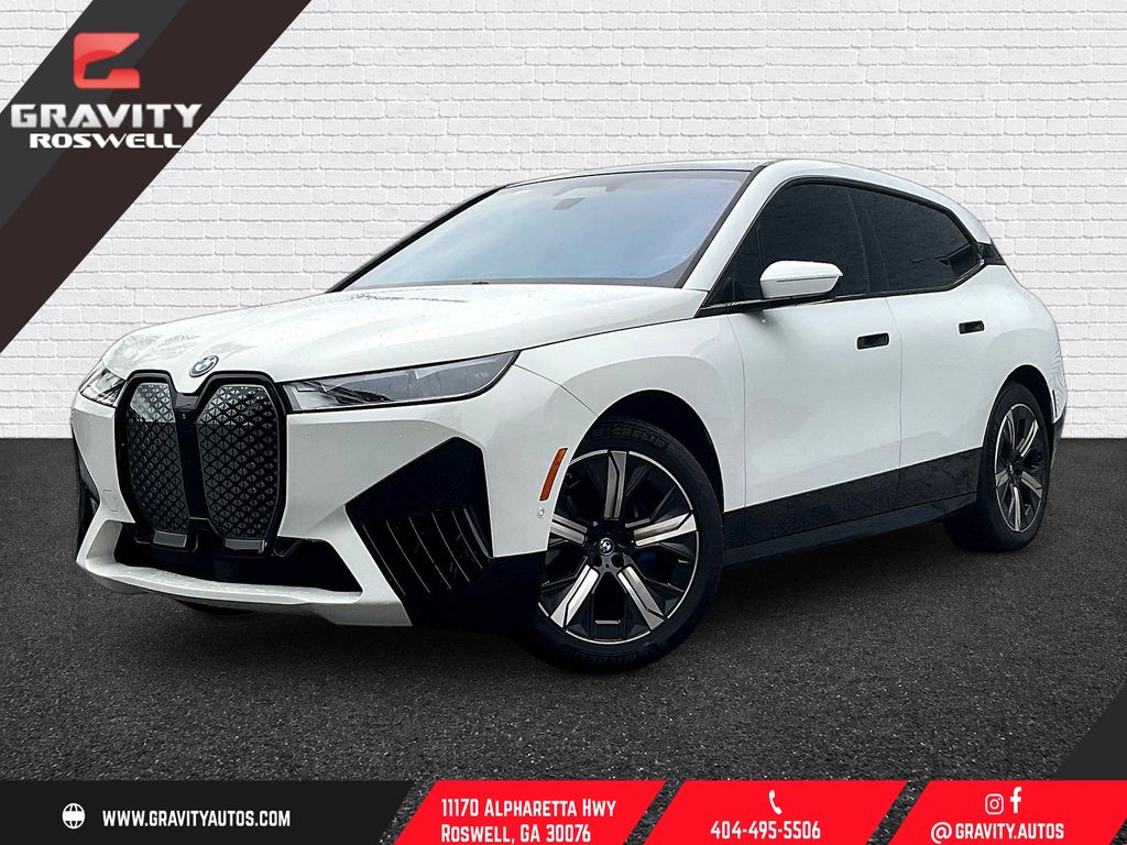 Alpine White 2024 BMW iX SUV / Crossover All-Wheel Drive Automatic