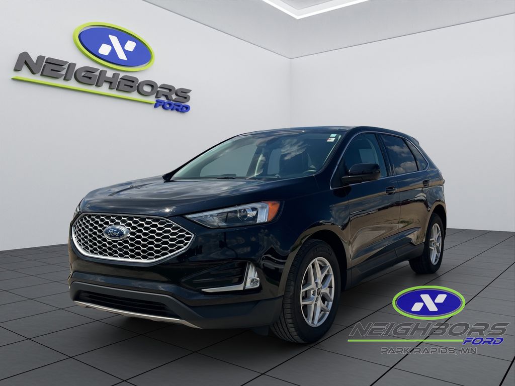 Black Metallic 2023 Ford Edge SUV / Crossover All-Wheel Drive 8-Speed Automatic
