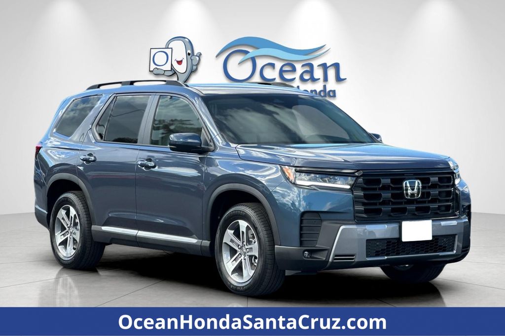 Smoke Blue Pearl 2026 Honda Pilot EX-L FWD SUV / Crossover Front-Wheel Drive Automatic