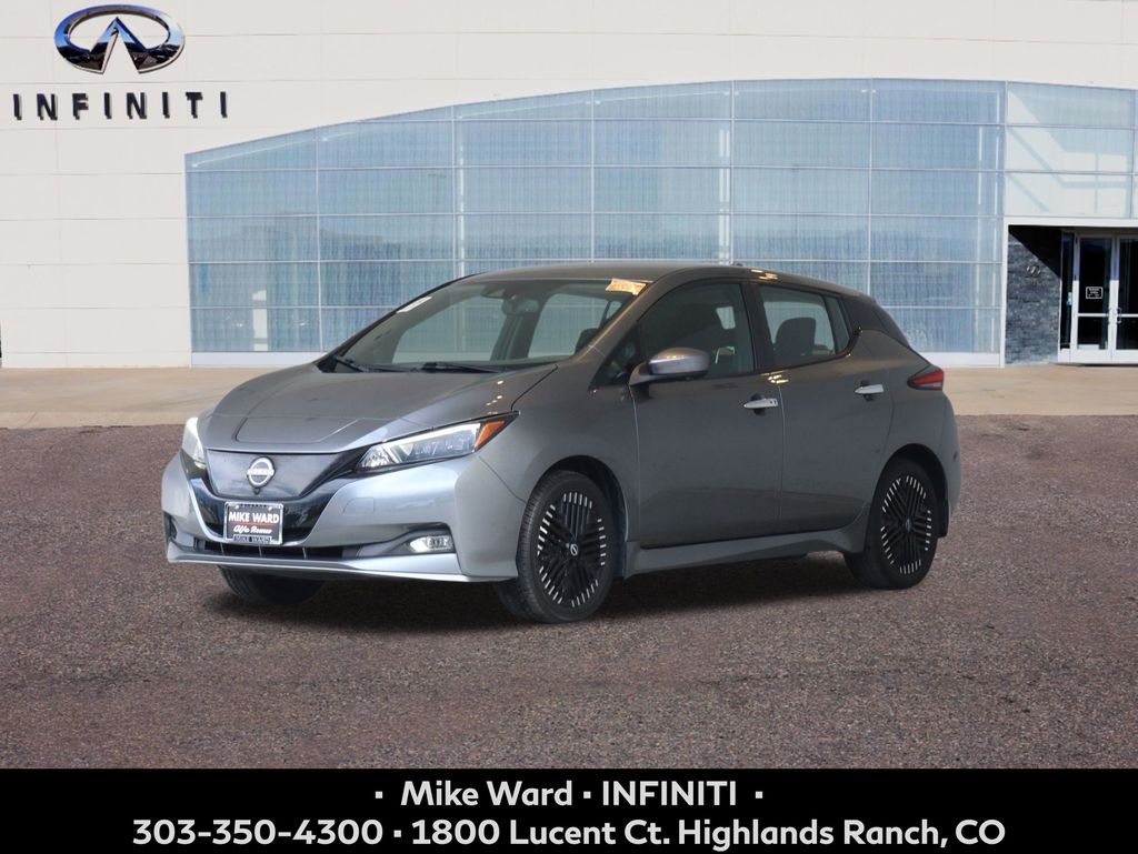 Gray (Gun Metallic) 2024 Nissan LEAF Hatchback Front-Wheel Drive Automatic