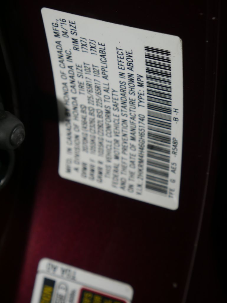 2016 Honda CR-V SE 30