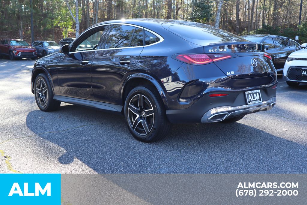 Used 2024 Blue Mercedes-Benz GLC 300 Coupe image 9