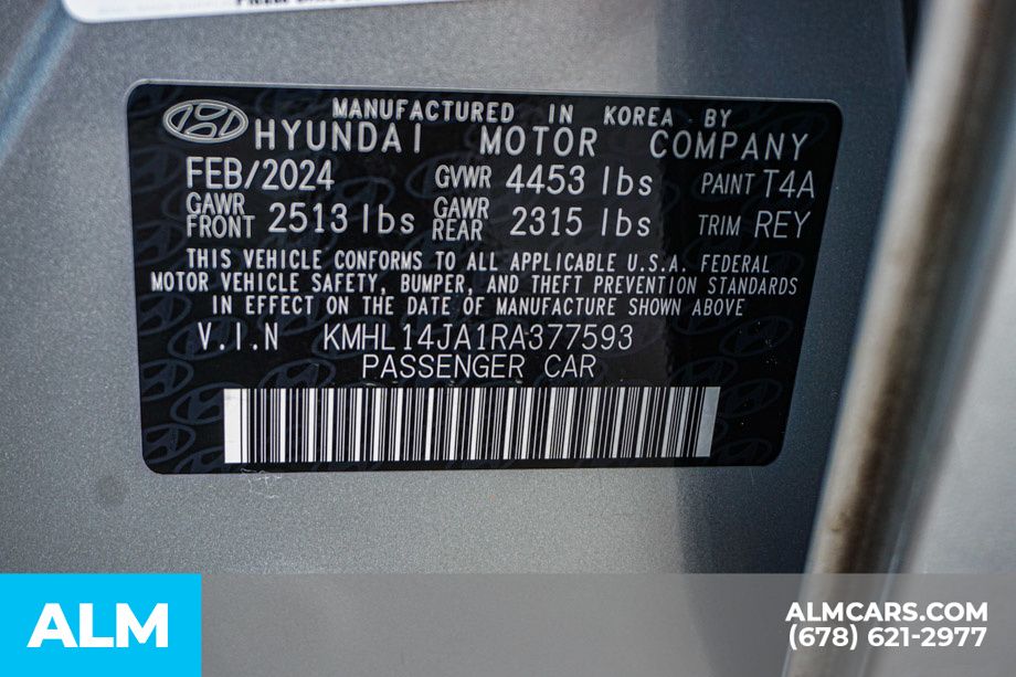 Used 2024 Silver Hyundai SEL image 57