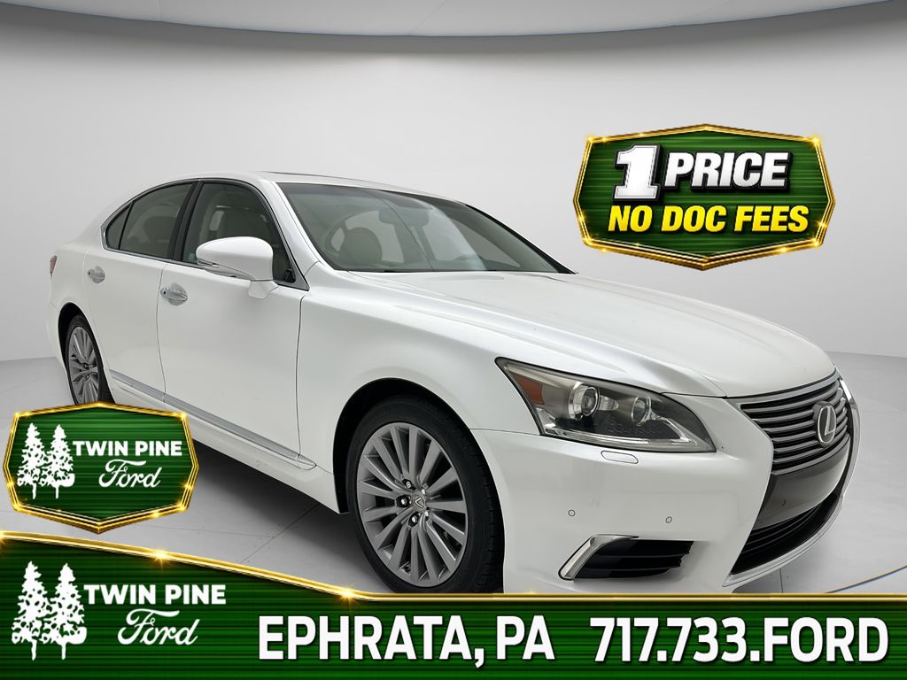 Starfire Pearl 2014 Lexus LS Sedan All-Wheel Drive 8-Speed Automatic