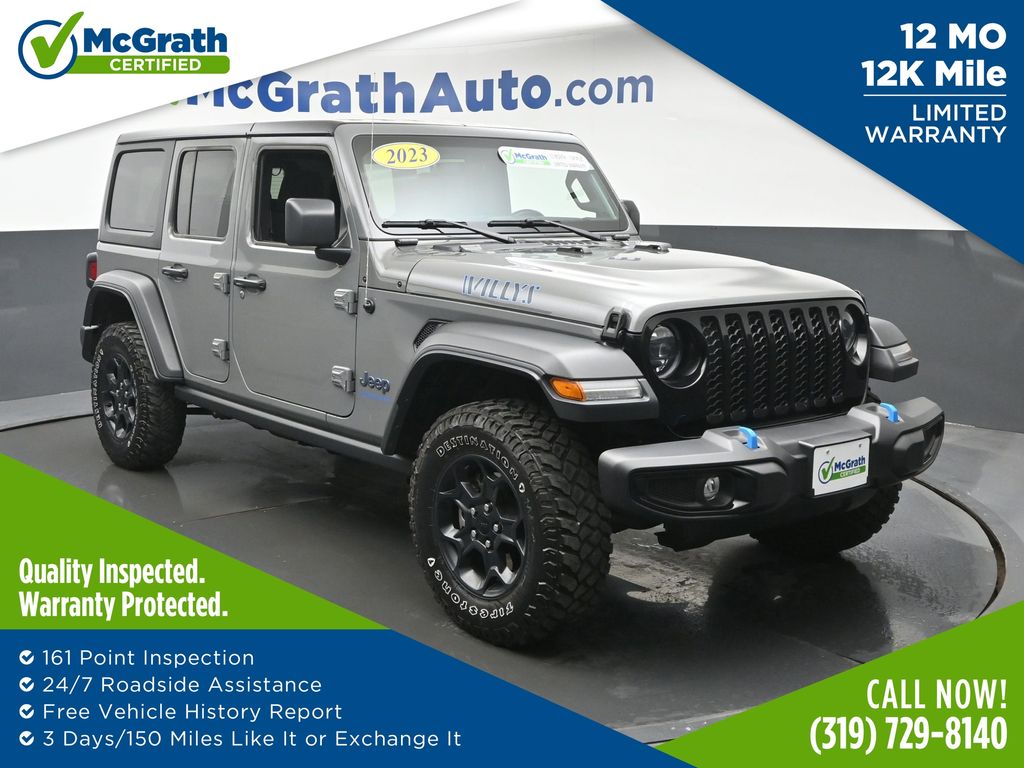 Sting-Gray Clearcoat 2023 Jeep Wrangler 4xe SUV / Crossover Four-Wheel Drive 8-Speed Automatic