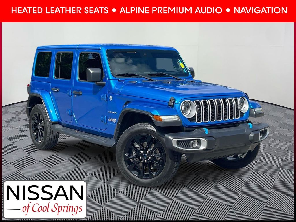 Blue Pearl 2024 Jeep Wrangler 4xe SUV / Crossover Four-Wheel Drive 8-Speed Automatic