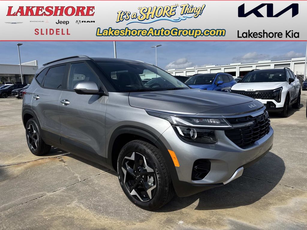 Steel Gray 2026 Kia Seltos SUV / Crossover Front-Wheel Drive Continuously Variable Transmission