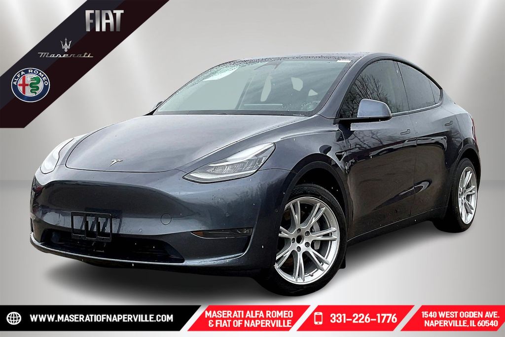 Gray 2020 Tesla Model Y Long Range AWD SUV / Crossover All-Wheel Drive 1-Speed Automatic