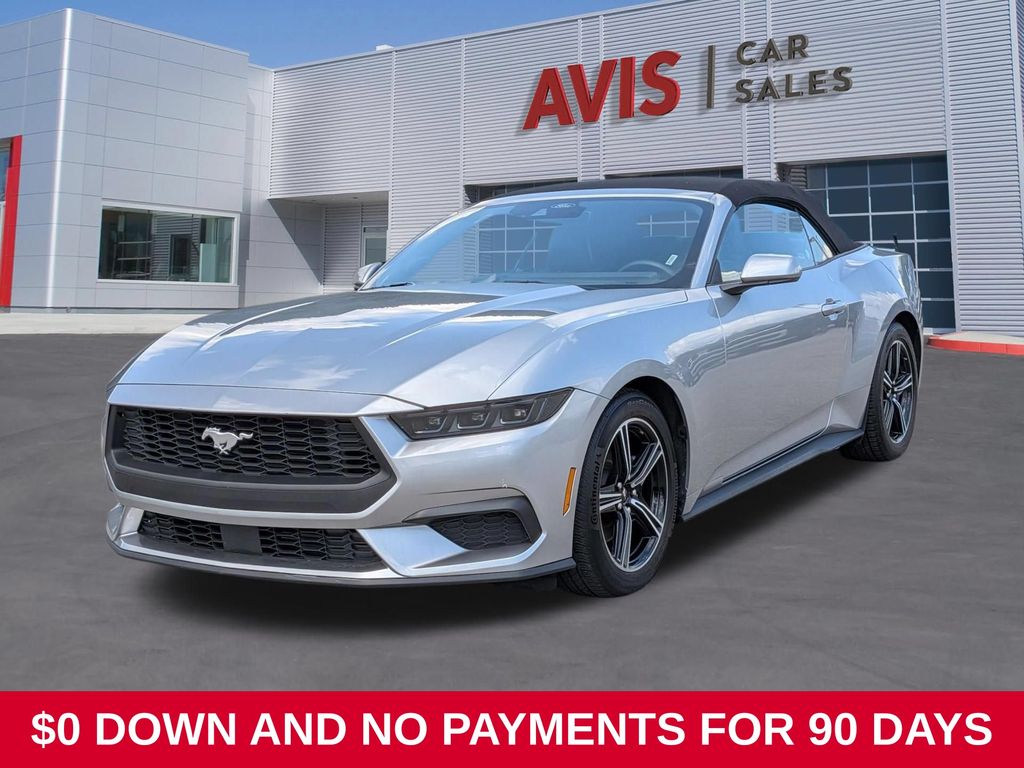 Silver Metallic 2025 Ford Mustang Convertible Rear-Wheel Drive Automatic