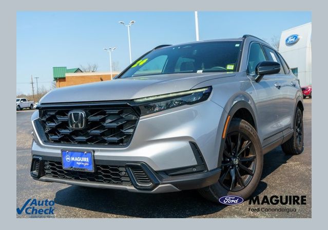 Silver 2024 Honda CR-V Hybrid SUV / Crossover All-Wheel Drive Continuously Variable Transmission