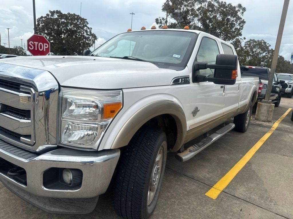 2014 Ford F-350SD Lariat White at Emmons Autoplex