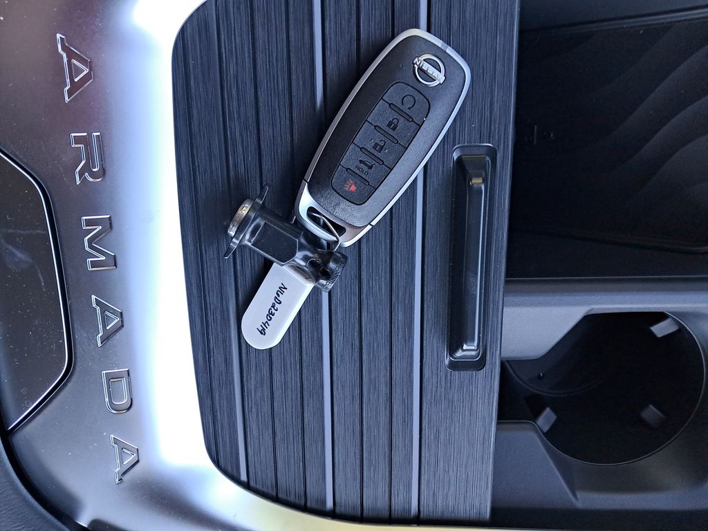 2026 Nissan Armada Platinum Reserve White at John Sisson Motors
