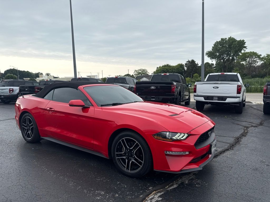 Race Red 2020 Ford Mustang Convertible Rear-Wheel Drive Automatic