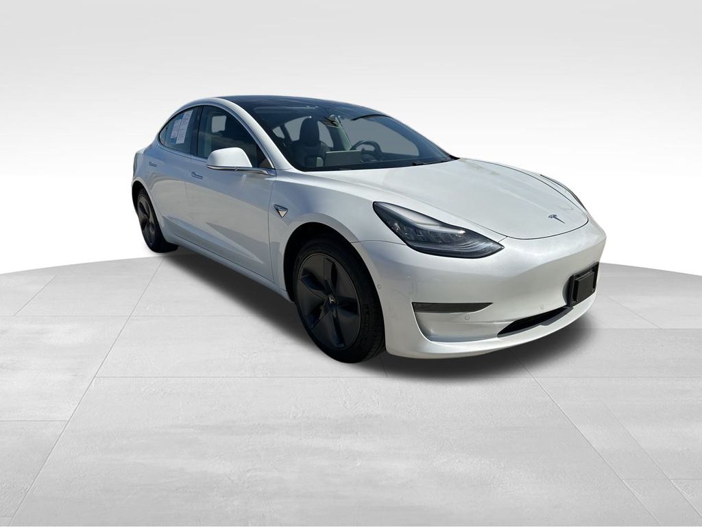 2020 Pearl White Multi-Coat Tesla Model 3 Standard RWD Sedan