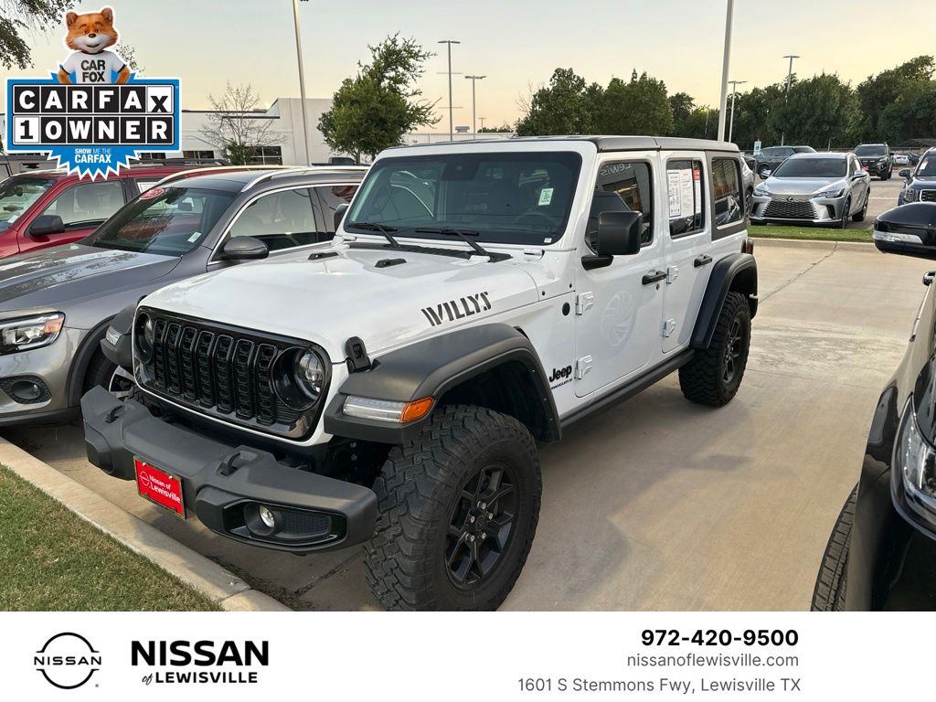 Bright White Clearcoat 2025 Jeep Wrangler SUV / Crossover Four-Wheel Drive 8-Speed Automatic