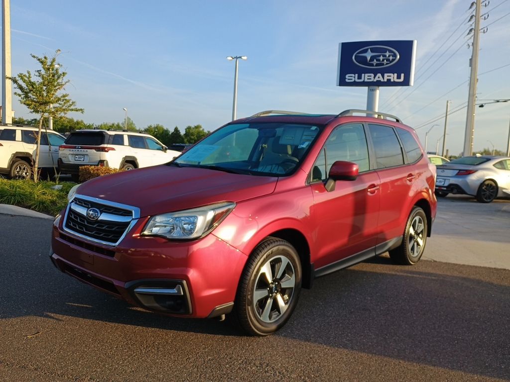 Venetian Red Pearl 2018 Subaru Forester 2.5i Premium SUV / Crossover All-Wheel Drive Continuously Variable Transmission