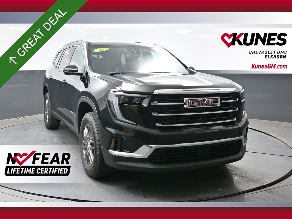 Black (Ebony Twilight Metallic) 2025 GMC Acadia SUV / Crossover Front-Wheel Drive 8-Speed Automatic