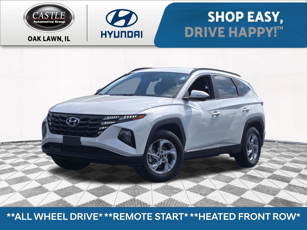 Serenity White Pearl 2023 Hyundai Tucson SUV / Crossover All-Wheel Drive 8-Speed Automatic