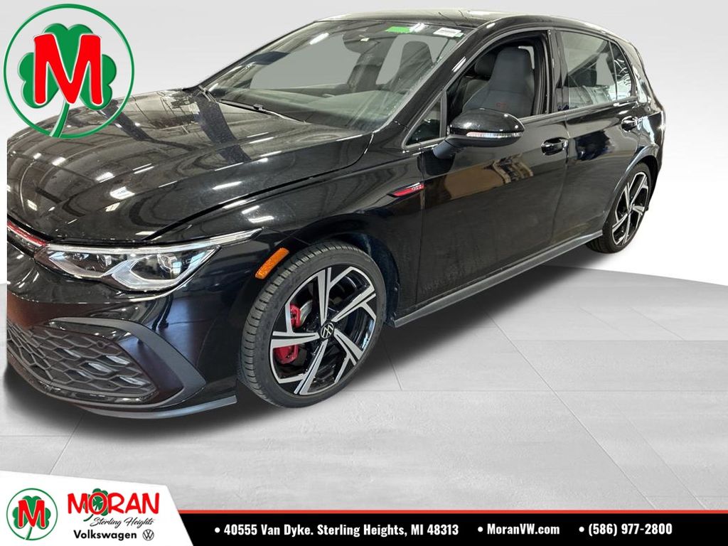 Black Metallic 2024 Volkswagen Golf GTI Hatchback Front-Wheel Drive 7-Speed Dual Clutch