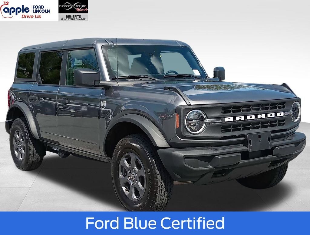 Gray Metallic 2025 Ford Bronco Big Bend 4-Door 4WD SUV / Crossover Four-Wheel Drive Automatic