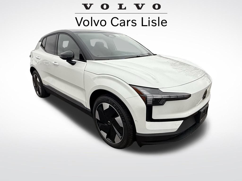 Crystal White 2025 Volvo EX30 Twin Ultra eAWD SUV / Crossover All-Wheel Drive 1-Speed Automatic