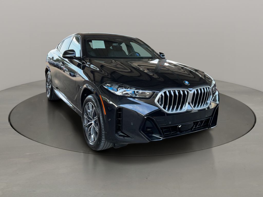 Black Sapphire Metallic 2025 BMW X6 SUV / Crossover All-Wheel Drive 8-Speed Automatic
