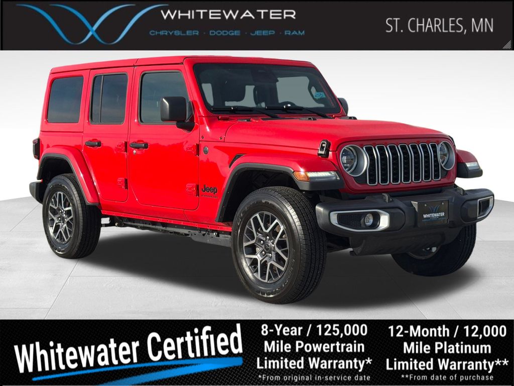 Firecracker Red Clearcoat 2026 Jeep Wrangler SUV / Crossover Four-Wheel Drive 8-Speed Automatic