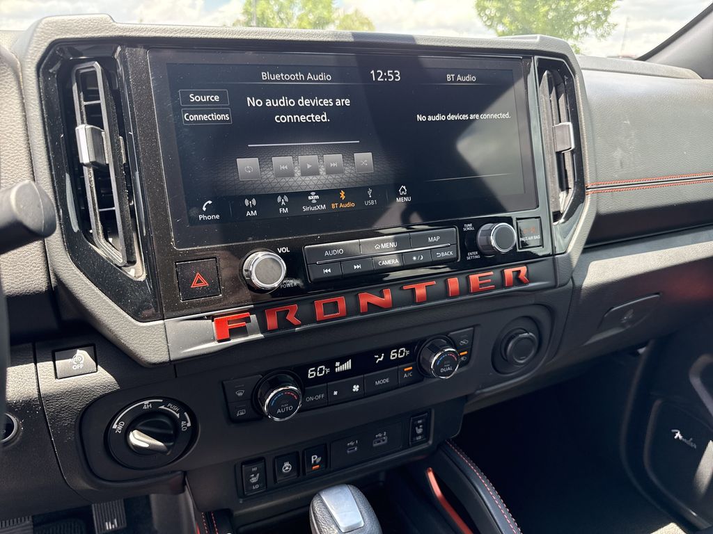 2025 Nissan Frontier PRO-4X White at Central Houston Nissan