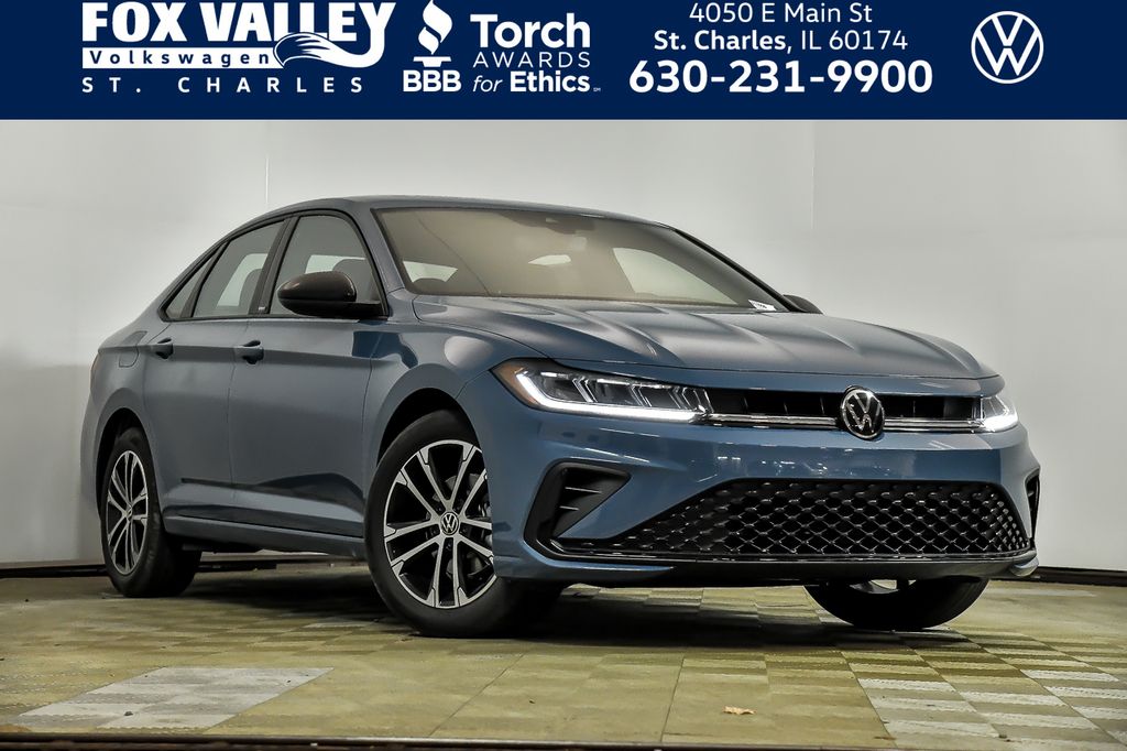 Monterey Blue Pearl 2026 Volkswagen Jetta Sedan Front-Wheel Drive 8-Speed Automatic