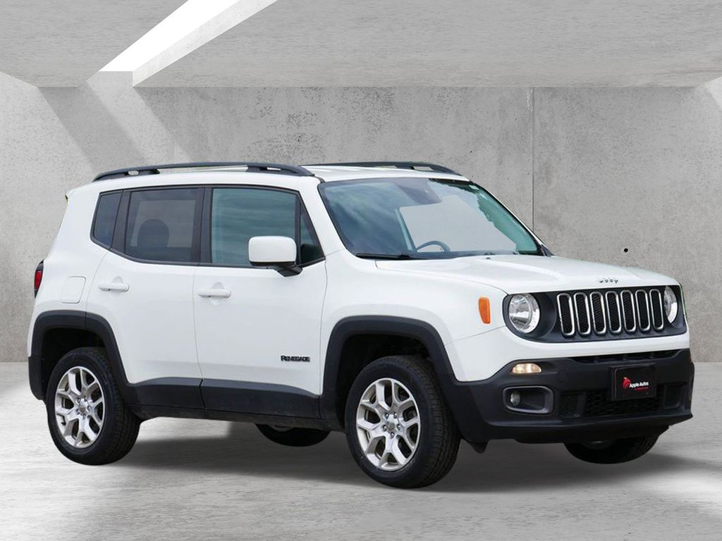 Alpine White 2017 Jeep Renegade Latitude 4WD SUV / Crossover Four-Wheel Drive 9-Speed Automatic