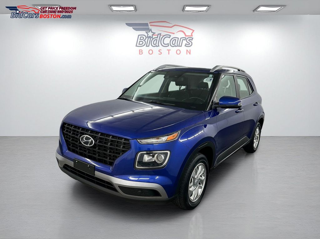 Intense Blue 2022 Hyundai Venue SUV / Crossover Front-Wheel Drive Continuously Variable Transmission