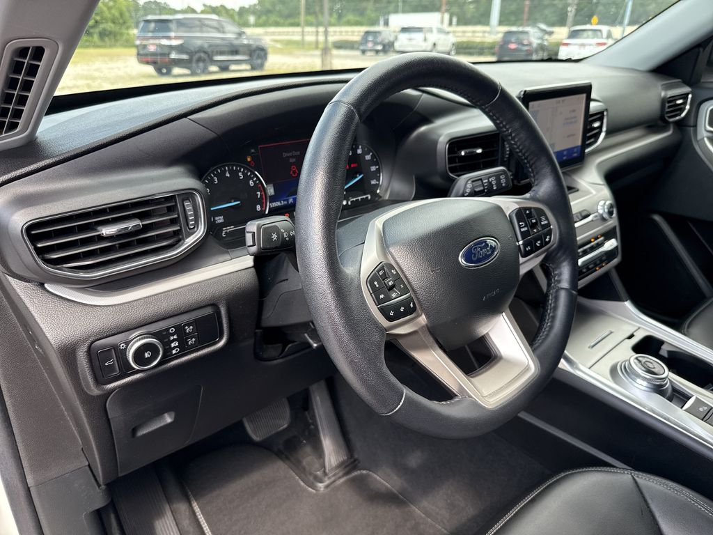 2023 Ford Explorer XLT White at DeMontrond Automotive Group