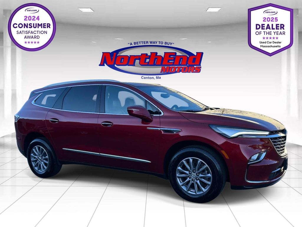 Cherry Red Tintcoat 2024 Buick Enclave SUV / Crossover Four-Wheel Drive 9-Speed Automatic