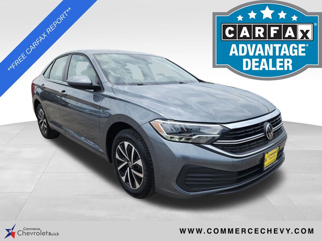 Pyrite Silver Metallic 2024 Volkswagen Jetta S FWD Sedan Front-Wheel Drive 8-Speed Automatic