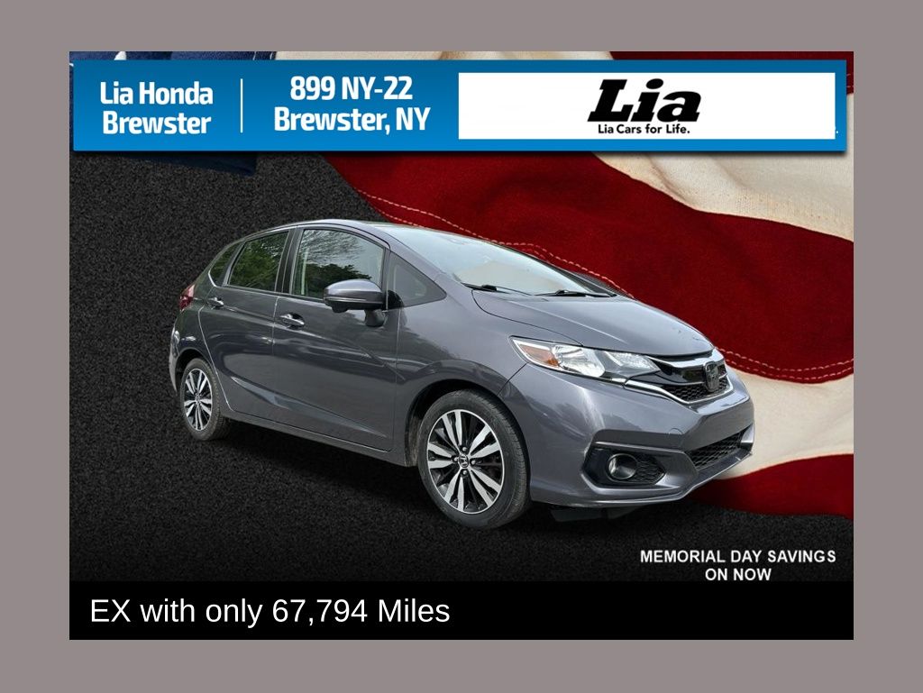 Gray 2018 Honda Fit EX Hatchback Front-Wheel Drive Continuously Variable Transmission