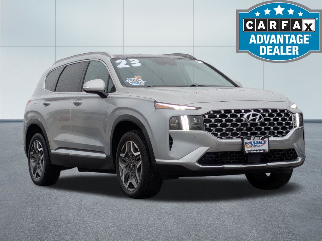 Shimmering Silver 2023 Hyundai Santa Fe Hybrid Plug-In Limited AWD SUV / Crossover All-Wheel Drive 6-Speed Automatic