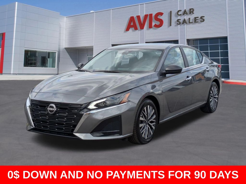 Gray 2025 Nissan Altima 2.5 SV FWD Sedan Front-Wheel Drive Continuously Variable Transmission