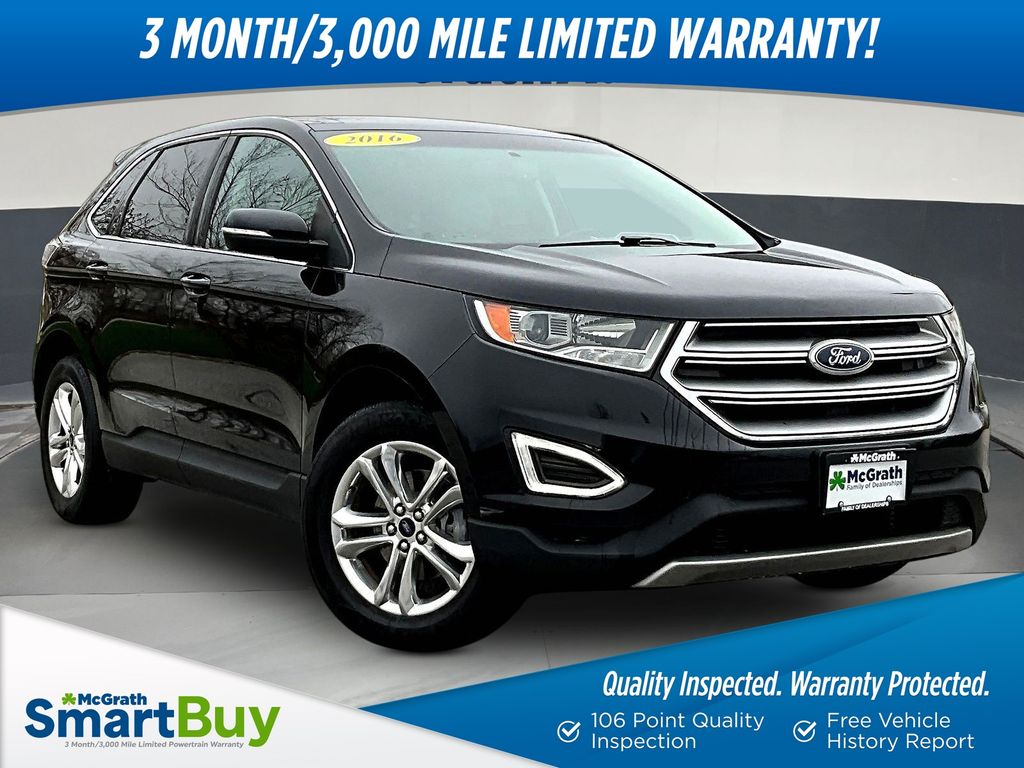 Shadow Black 2016 Ford Edge SUV / Crossover Front-Wheel Drive 6-Speed Automatic