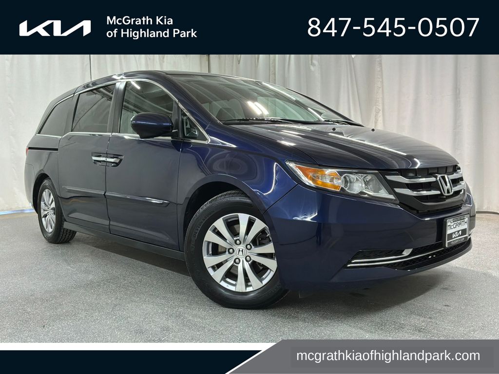 Black (Obsidian Blue Pearl) 2016 Honda Odyssey Minivan Front-Wheel Drive 6-Speed Automatic