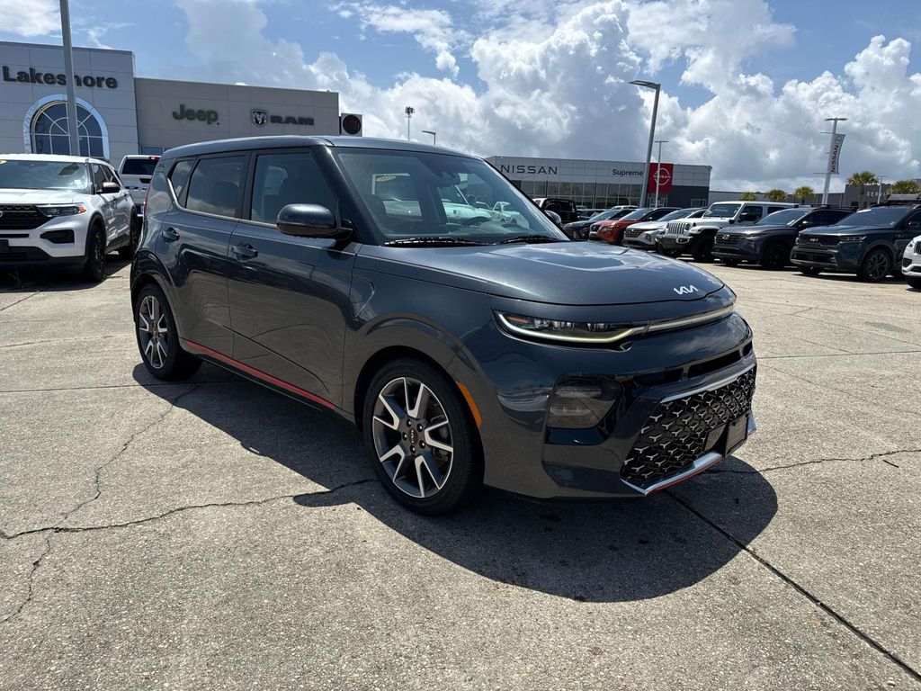 Gravity Gray 2022 Kia Soul Turbo FWD SUV / Crossover Front-Wheel Drive 7-Speed Automatic