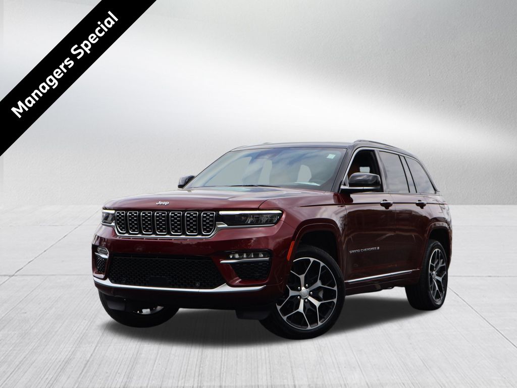 Velvet Red Pearlcoat 2024 Jeep Grand Cherokee SUV / Crossover Four-Wheel Drive 8-Speed Automatic