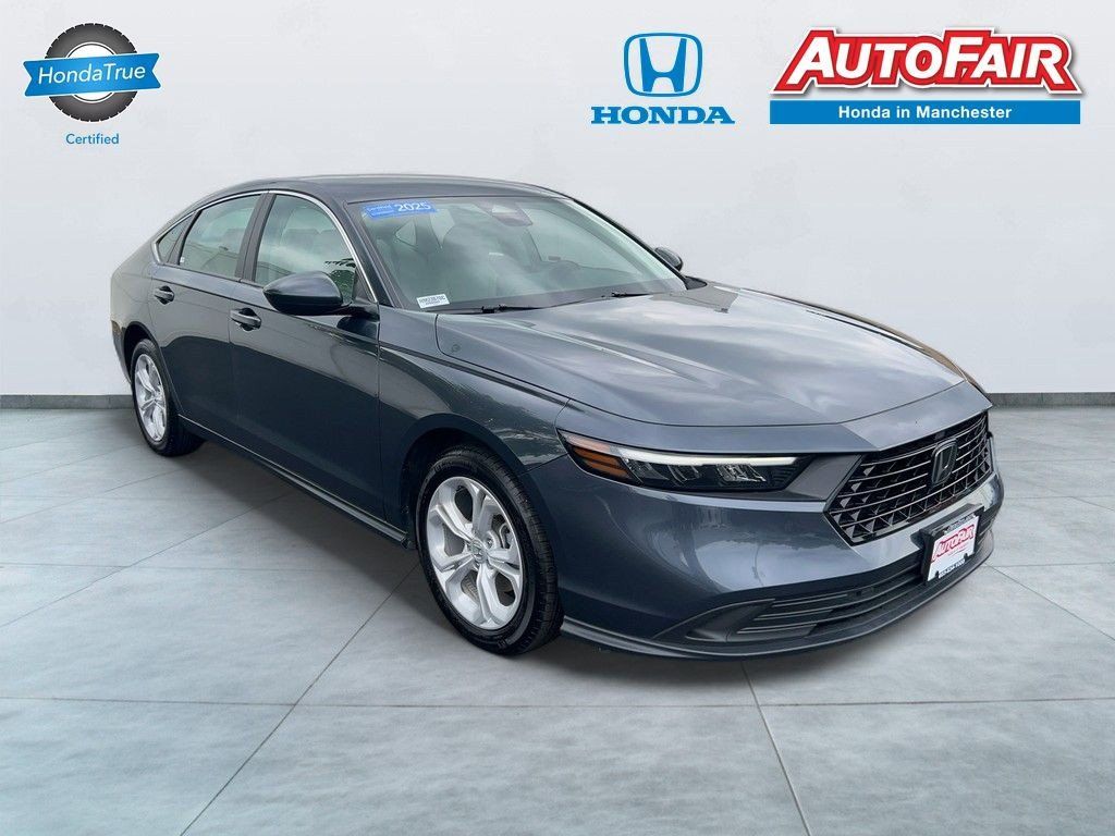 Meteorite Gray Metallic 2025 Honda Accord Sedan Front-Wheel Drive Continuously Variable Transmission