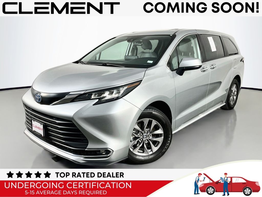 Celestial Silver Metallic 2023 Toyota Sienna Minivan All-Wheel Drive Continuously Variable Transmission