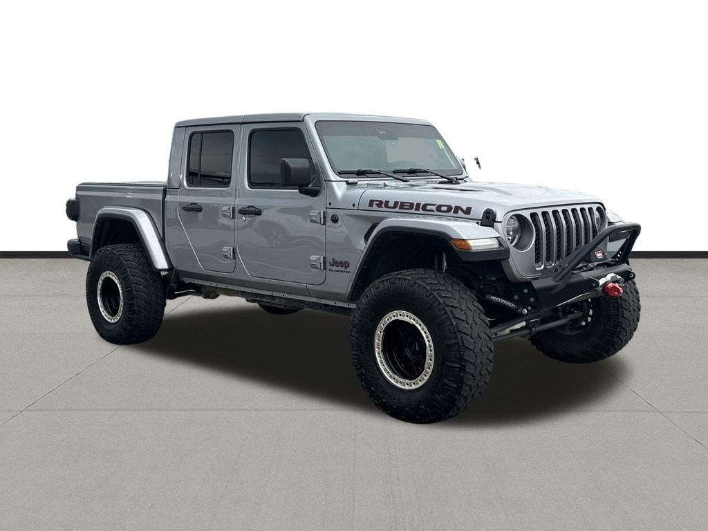 2021 Jeep Gladiator Rubicon Silver at Gullo Toyota
