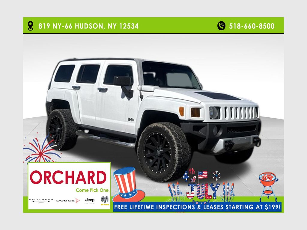 Birch White 2008 Hummer H3 SUV / Crossover Four-Wheel Drive 4-Speed Automatic Overdrive